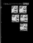 Main characters in Rose High play (5 Negatives), April 17-18, 1964 [Sleeve 76, Folder d, Box 32]